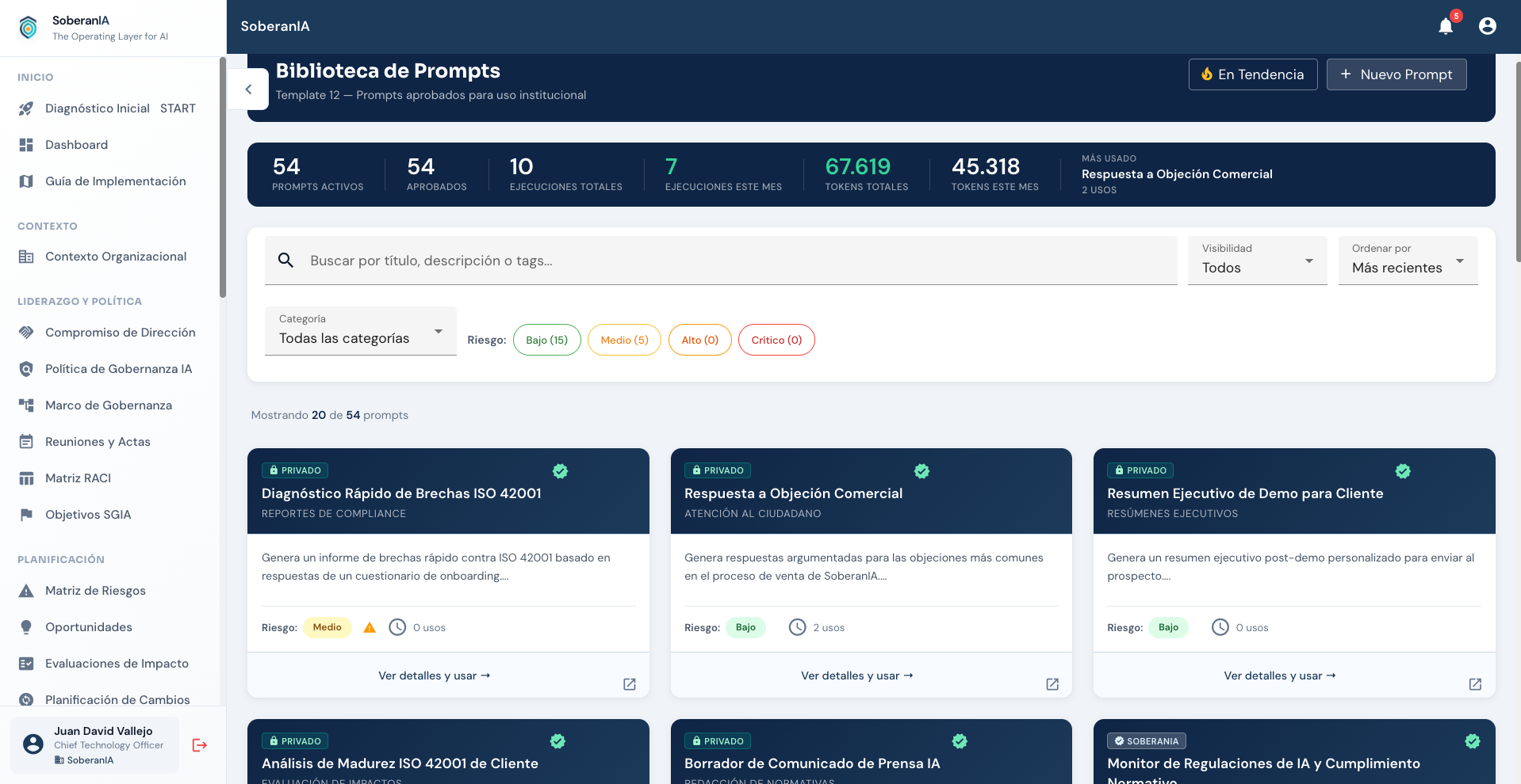 Prompt Library — screenshot